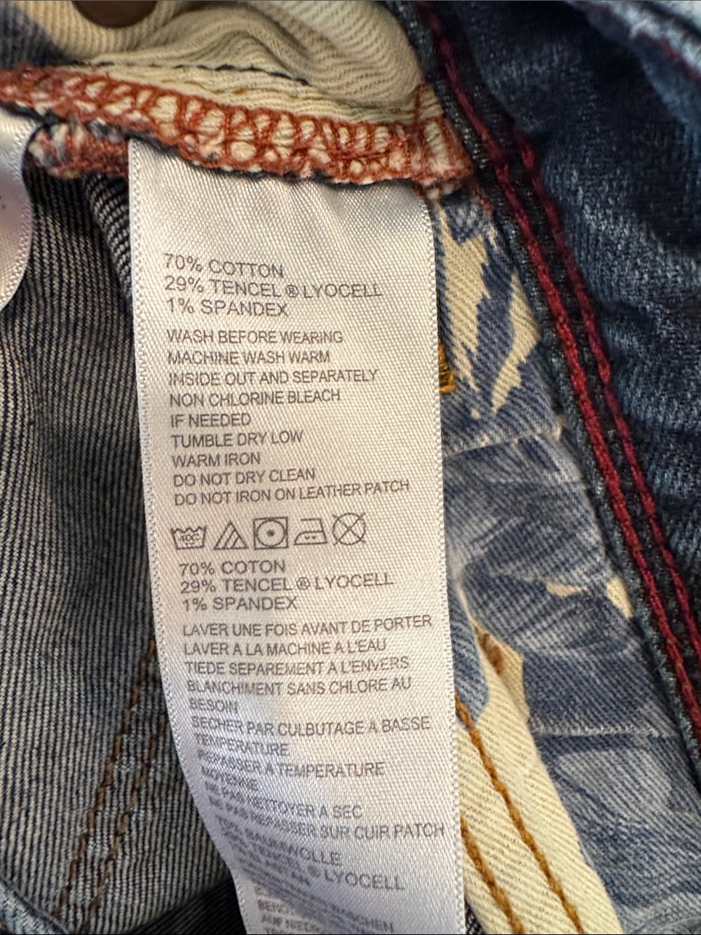 Tommy Bahama Sand Drifter Authentic Blue Denim Jeans Mens 32/32 Straight Leg - Picture 11 of 16